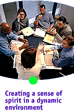 Managing change for large and small groups